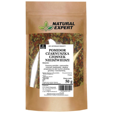 POMIDOR CZARNUSZKA CZOSNEK NIEDŹWIEDZI 50g